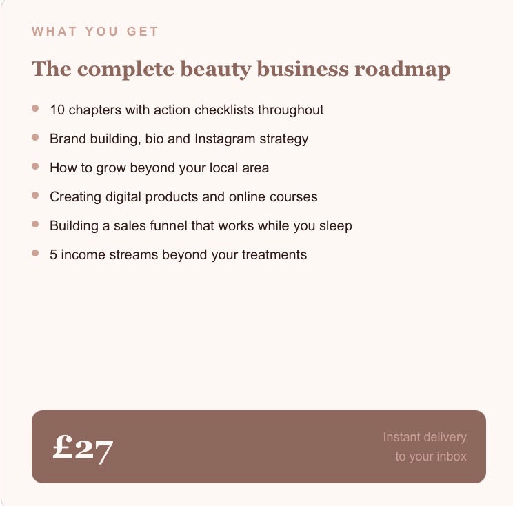 The Complete Beauty Pro Business Guide | 10 Chapters | Build Your Beauty Business the Right Way