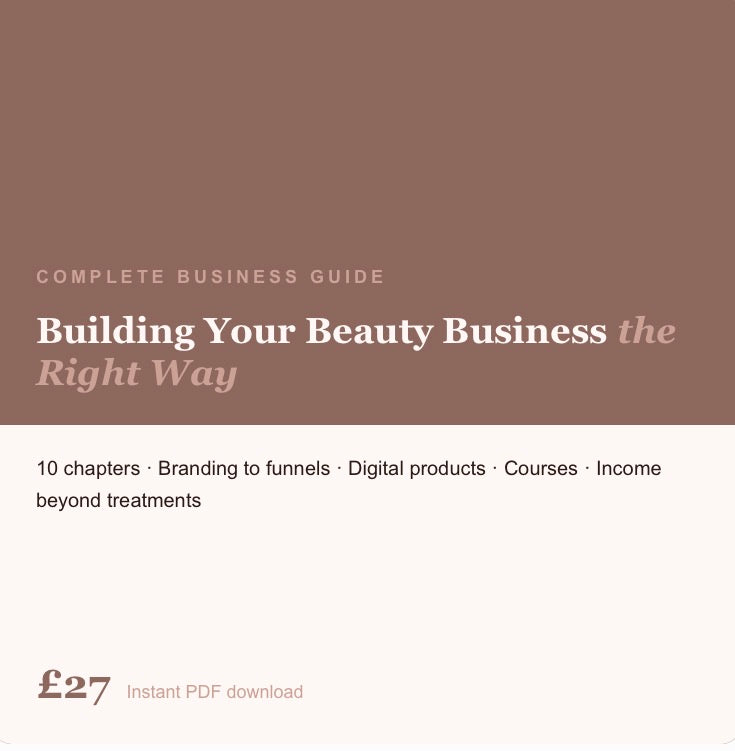 The Complete Beauty Pro Business Guide | 10 Chapters | Build Your Beauty Business the Right Way
