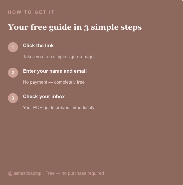 FREE Guide: The Beauty Pro's Guide to Setting Up Your Business the Right Way | For Beauty Professionals Ready to Build a Business That Actually Works