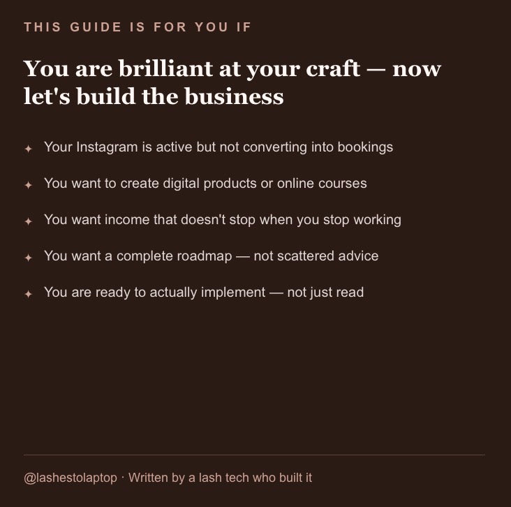 The Complete Beauty Pro Business Guide | 10 Chapters | Build Your Beauty Business the Right Way