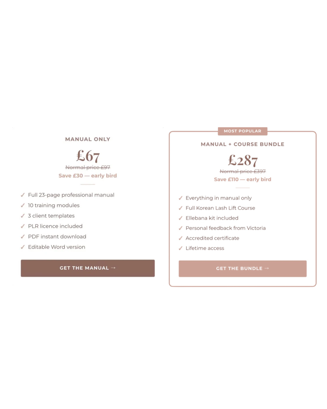 Korean Lash Lift PLR Training Manual | Brandable Professional Training Resource for Beauty Educators