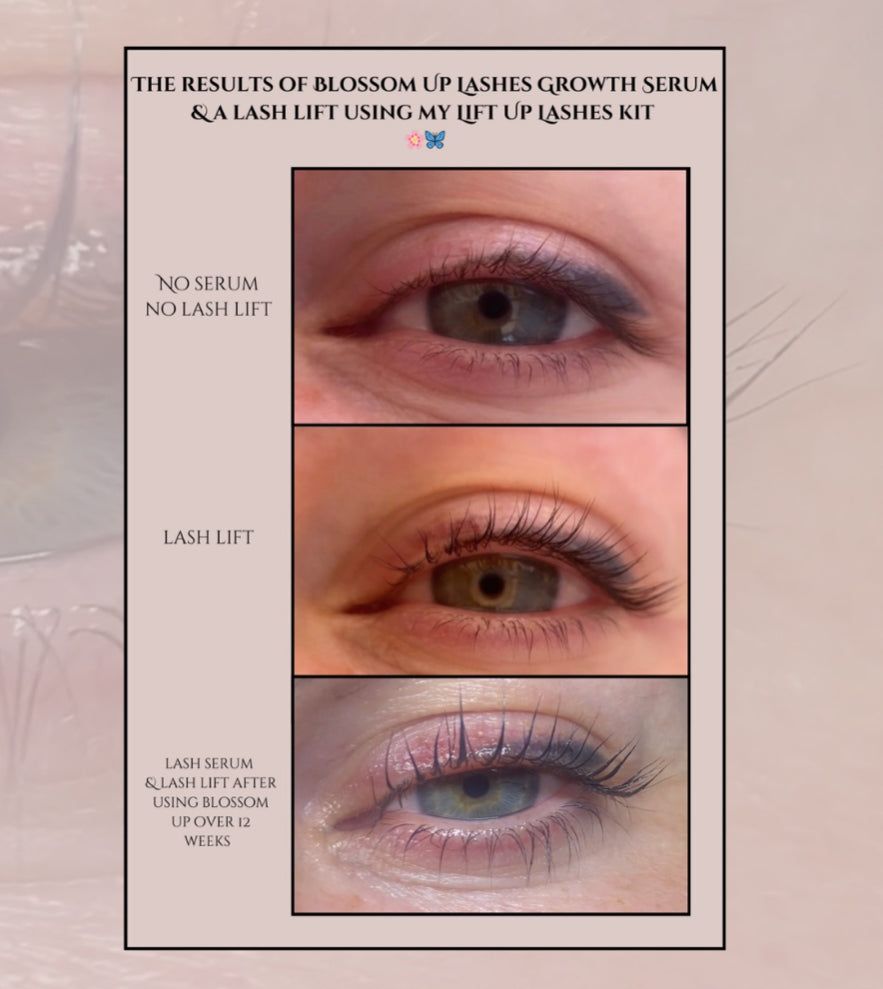 Blossom Up Lashes Growth Serum 5ml Vegan and Cruelty Free. Release “The Botanical Stimulants” to feed, invigorate, bloom!